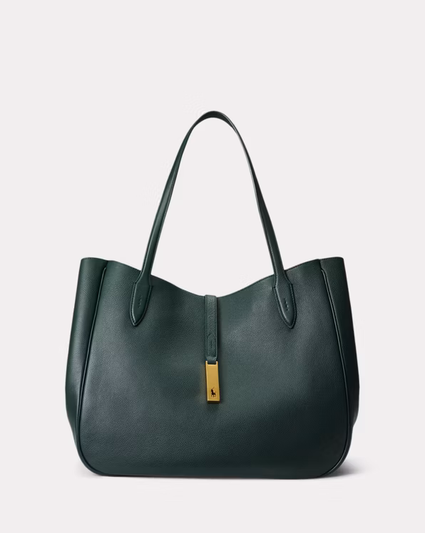 Polo ID Leather Large Tote