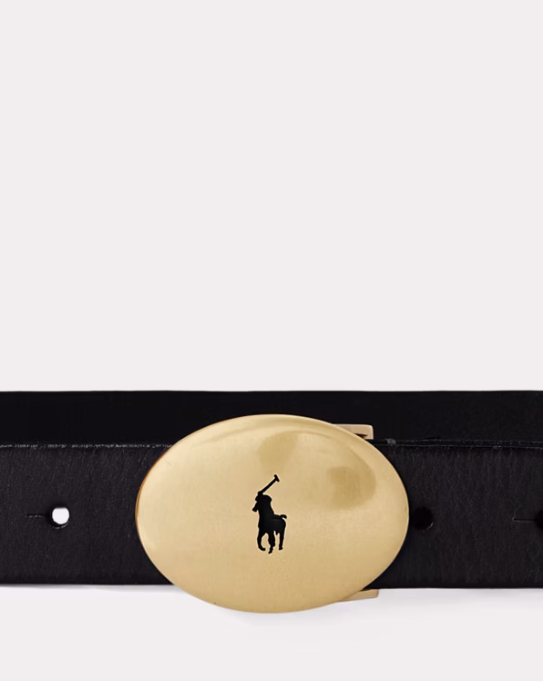 Polo ID Oval-Buckle Vachetta Belt
