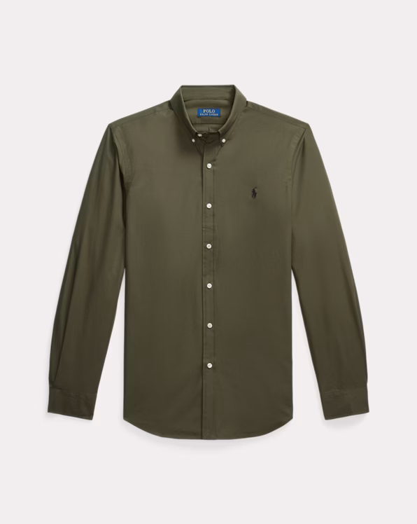 Slim Fit Stretch Poplin Shirt
