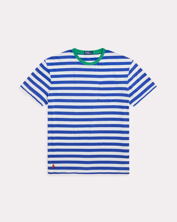 Classic Fit Striped Jersey T-Shirt