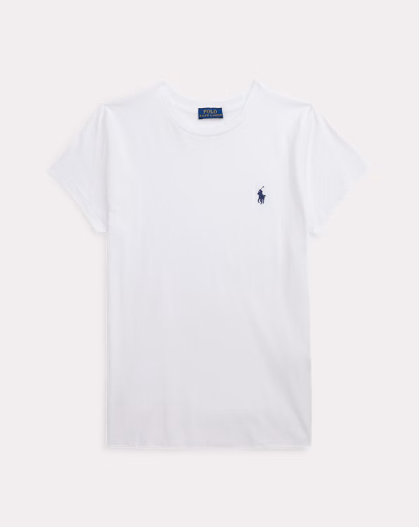 Cotton Jersey Crewneck T-Shirt