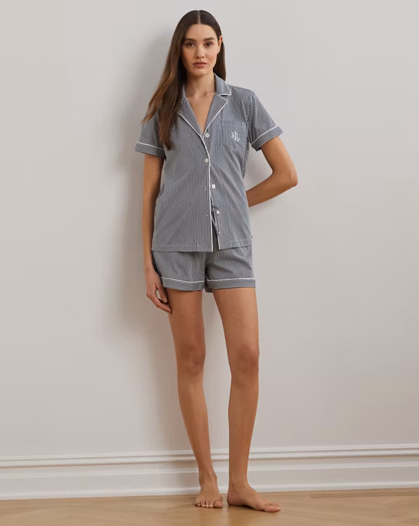 Striped Boxer Pyjama Set