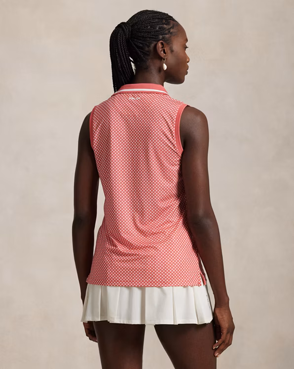 Tailored Fit Sleeveless Polo Shirt