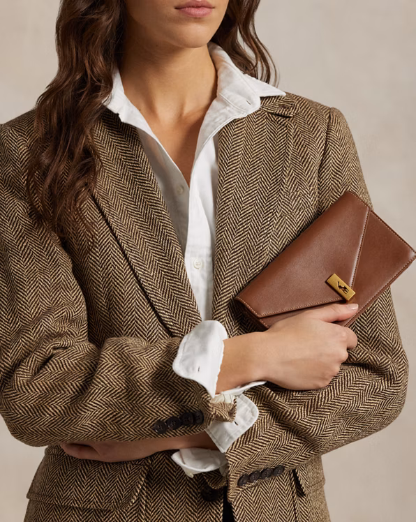 Polo ID Leather Chain Wallet and Bag