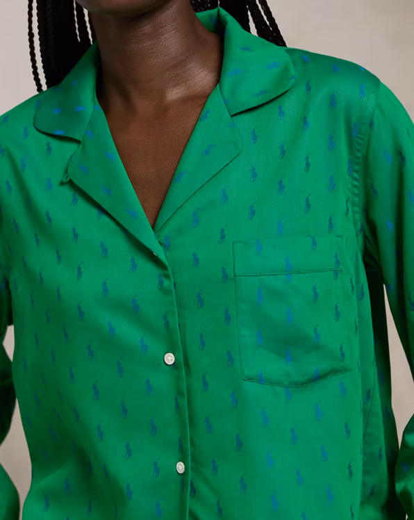 All-over Pony Long-Sleeve Pyjama Set