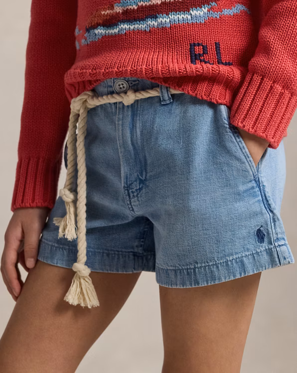 Cotton Denim Short