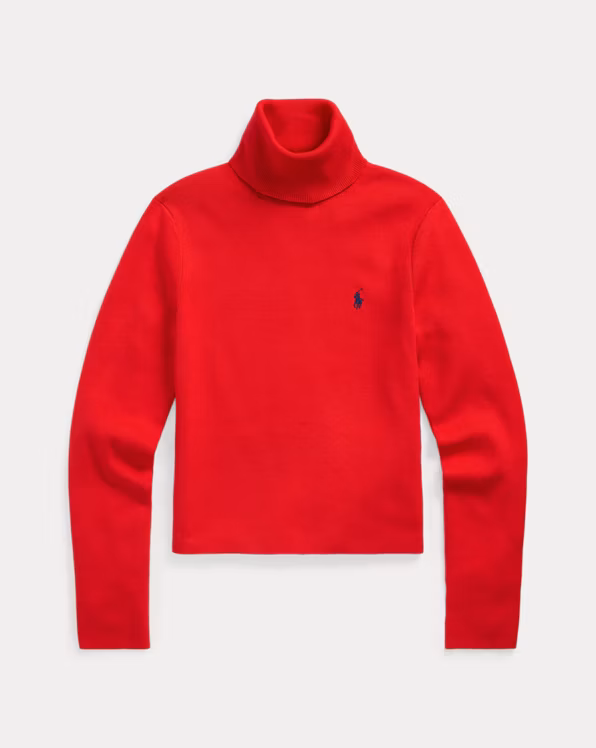 Cotton-Blend Rollneck