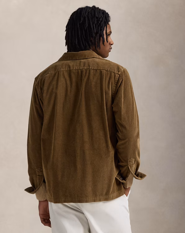 Classic Fit Corduroy Camp Shirt
