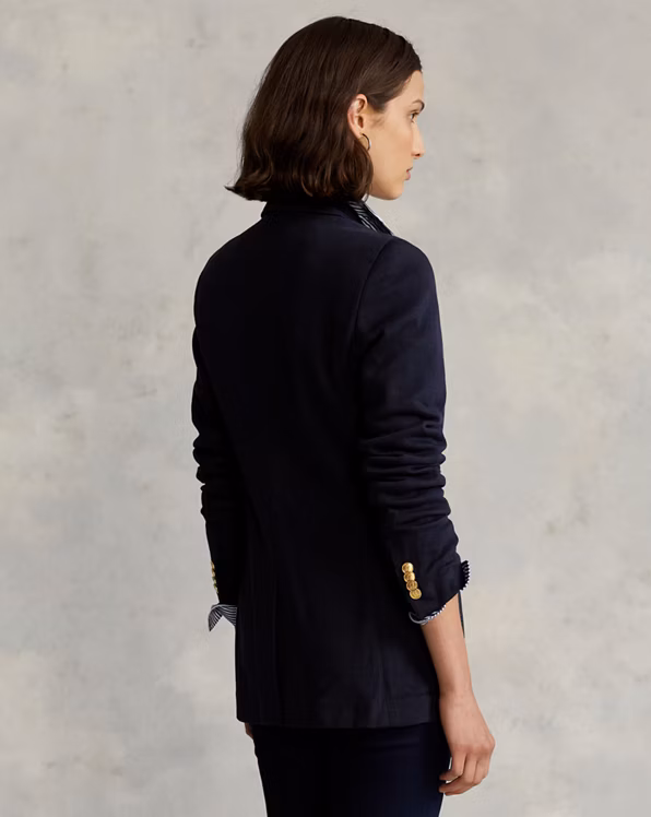 Double-Knit Jacquard Blazer