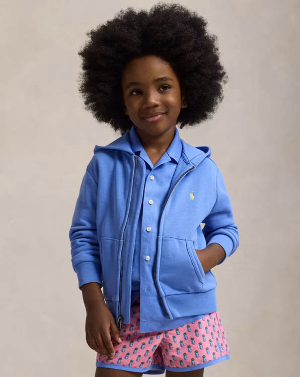 French Terry Full-Zip Hoodie