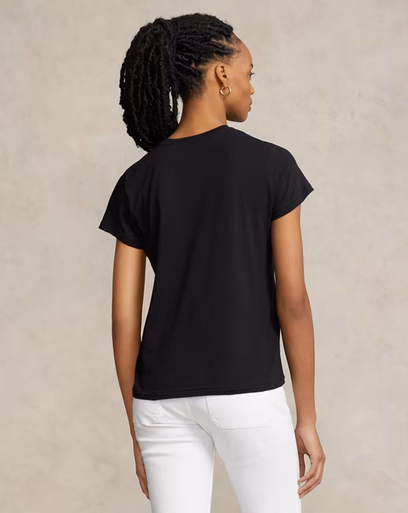 Cotton Jersey Crewneck T-Shirt