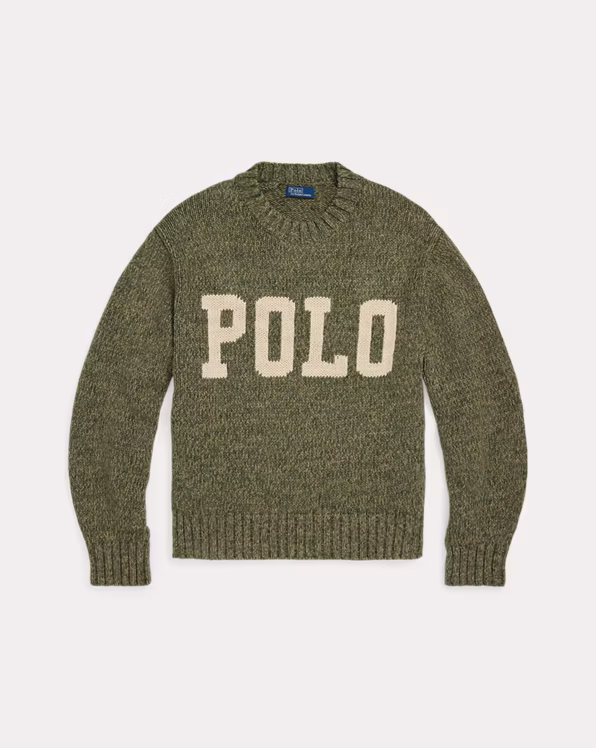 Logo Cotton Crewneck Jumper