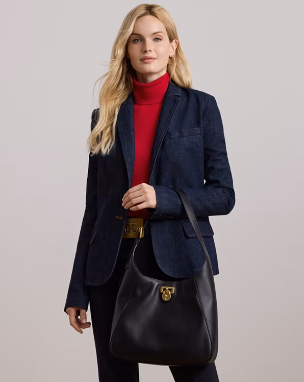 Leather Large Tanner Shoulder Bag