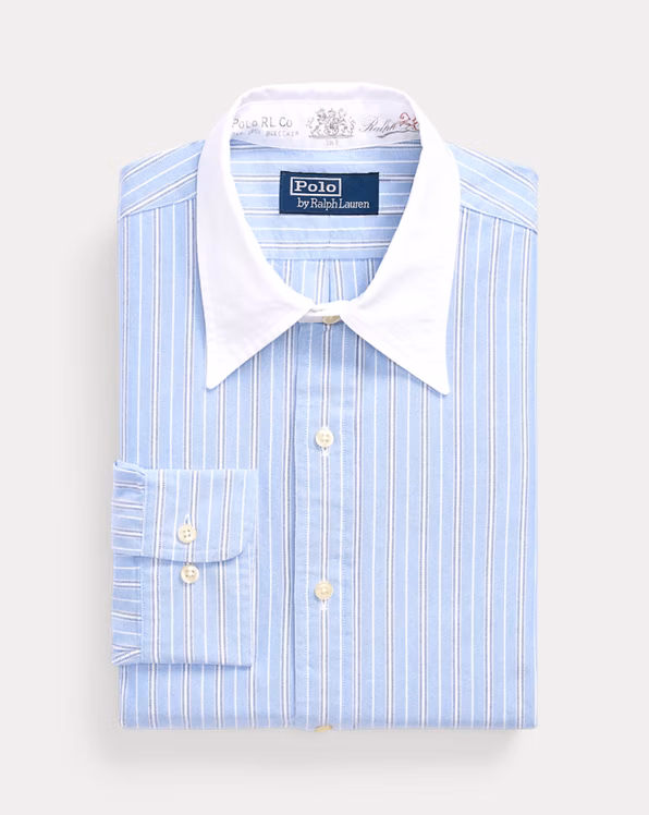 Classic Fit Striped Oxford Shirt
