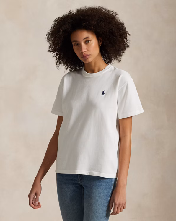 Relaxed Fit Cotton Jersey Tee