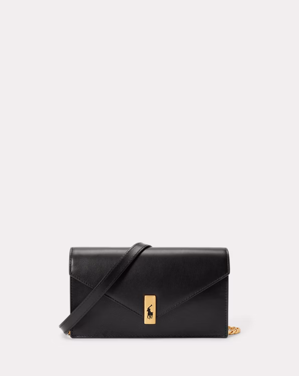 Polo ID Leather Chain Wallet and Bag