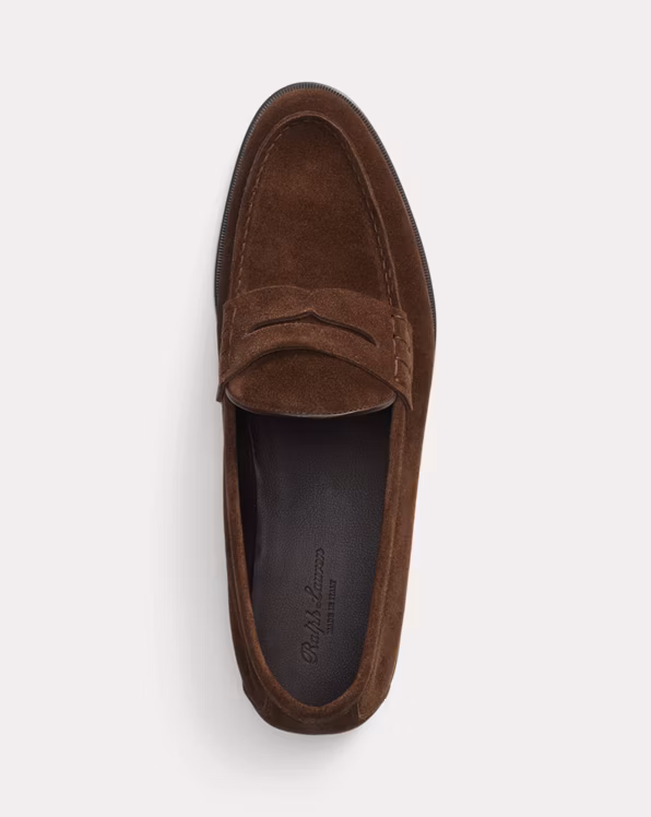 Bolden Calf-Suede Penny Loafer