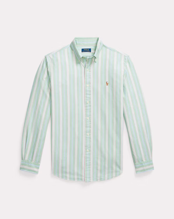Custom Fit Striped Oxford Shirt