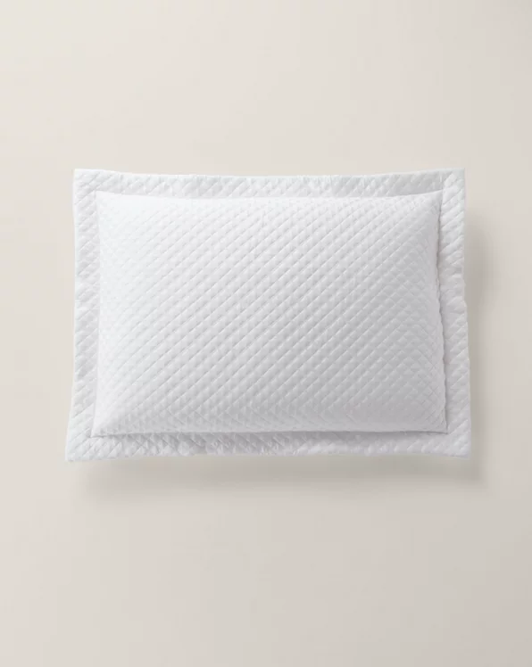 Argyle Quilted Sateen Sham