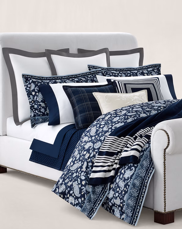 Cotton Sateen Border Sham