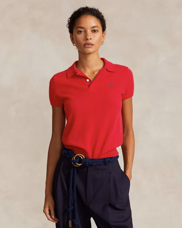 Slim Fit Cashmere Polo Shirt