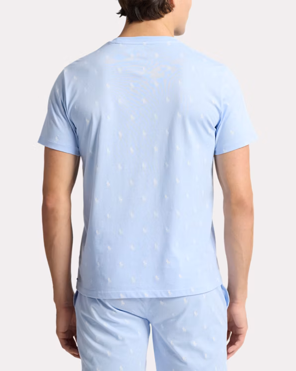Allover Pony Cotton Jersey Sleep Shirt