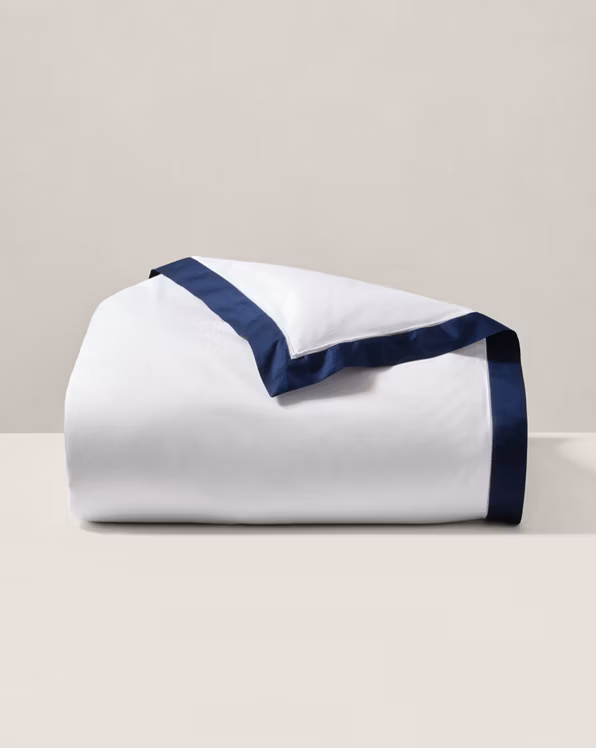 Cotton Sateen Border Duvet Cover