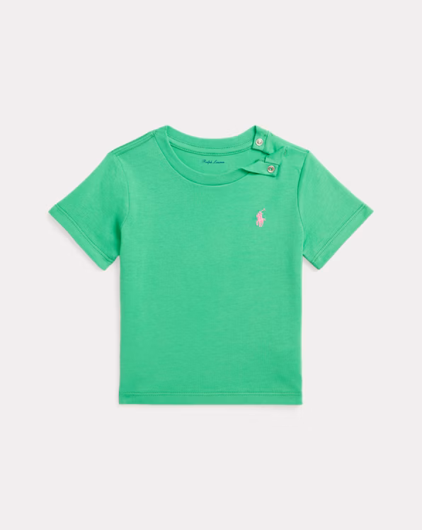 Cotton Jersey Crewneck T-Shirt