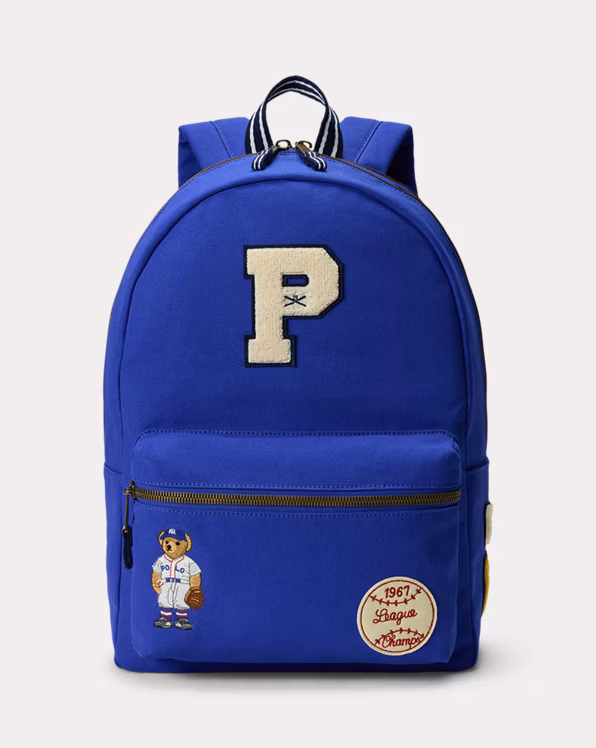 Polo Bear Canvas Backpack