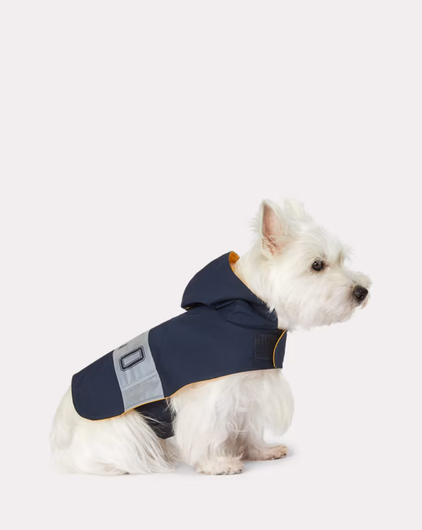 Canvas Logo Dog Raincoat