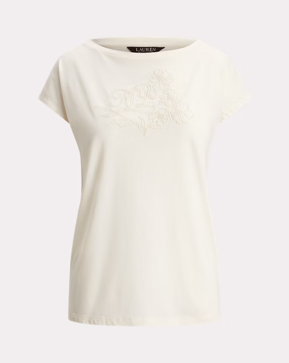 Embroidered Jersey Tee