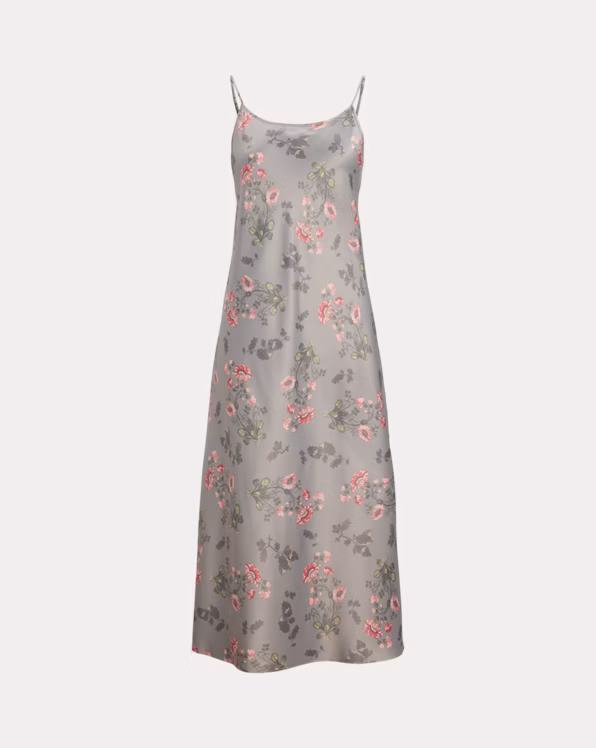 Floral Satin Ballet Nightgown