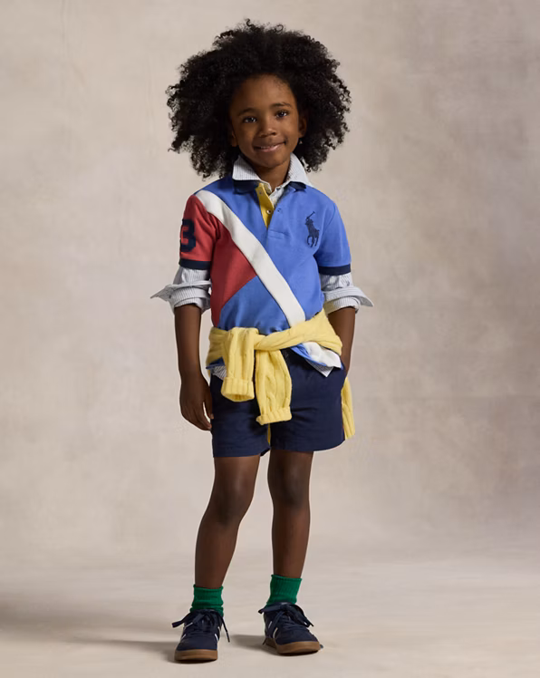 Big Pony Cotton Mesh Polo Shirt