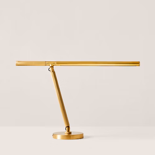 Barrett Knurled Boom-Arm Desk Light