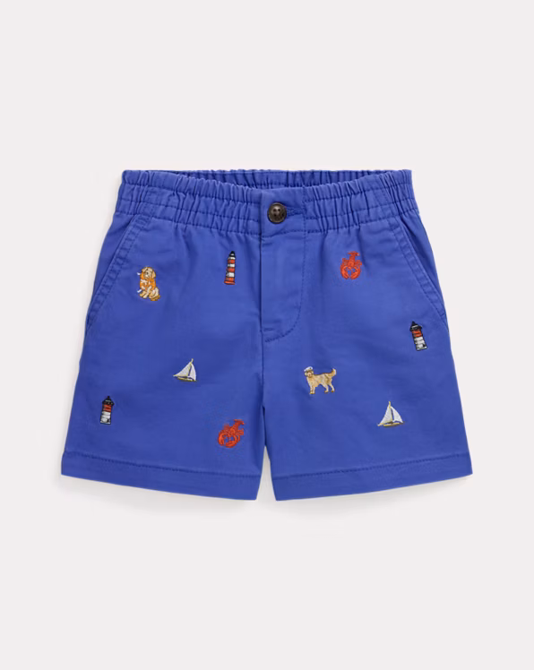 Polo Prepster Embroidered Chino Short