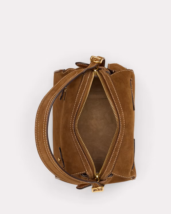 Polo ID Suede Mini Satchel