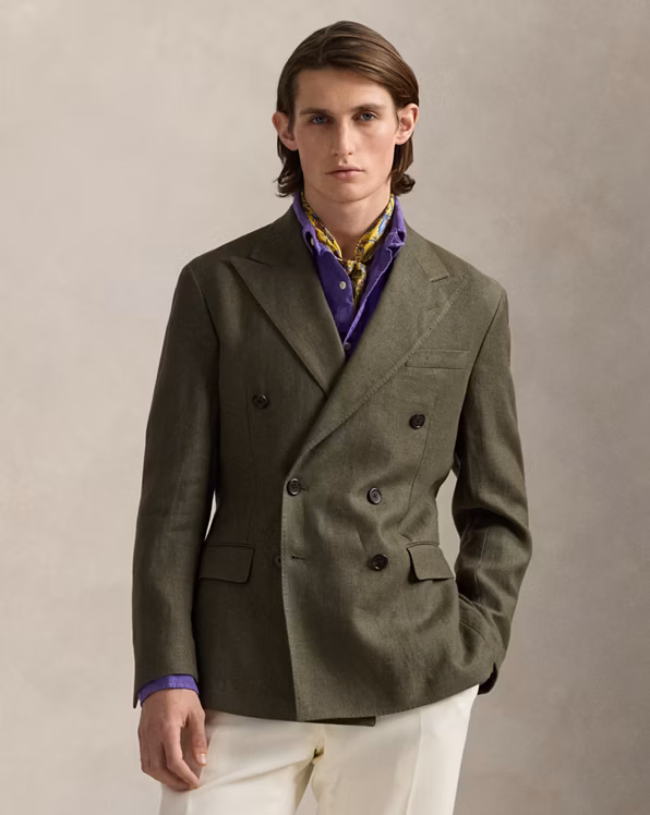 Polo Soft Tailored Linen Suit Jacket
