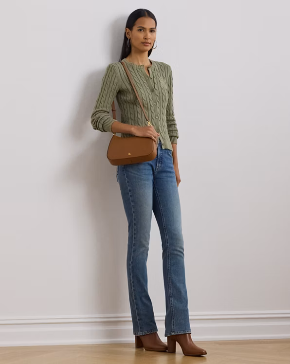 Cable-Knit Cotton Cardigan