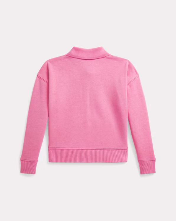 Logo French Terry Polo Sweatshirt