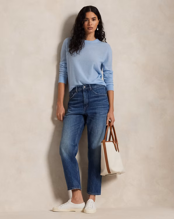 Cashmere-Blend Crewneck Jumper