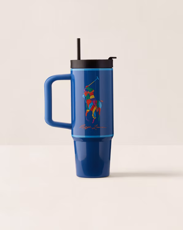 Big Pony Water Bottle & Straw