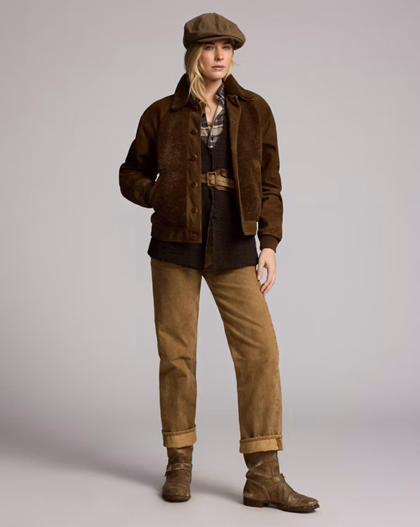 Crochet-Panelled Knit Cotton Waistcoat