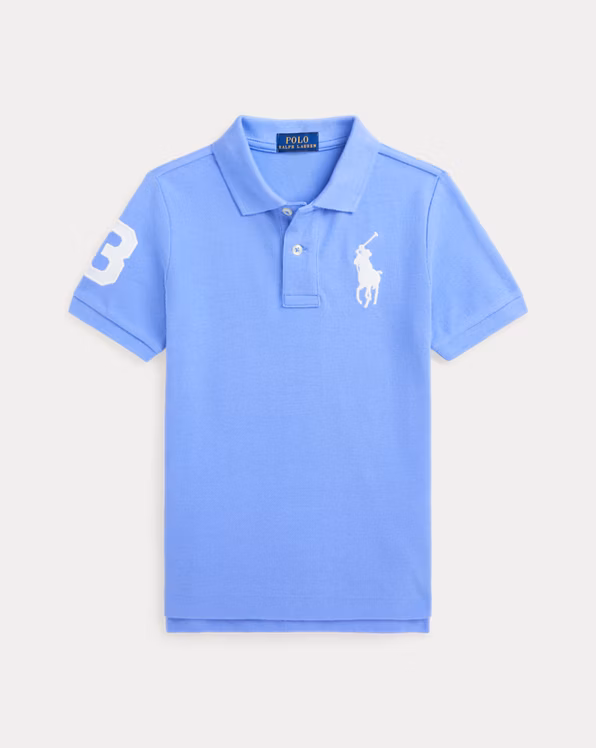 Big Pony Cotton Mesh Polo Shirt