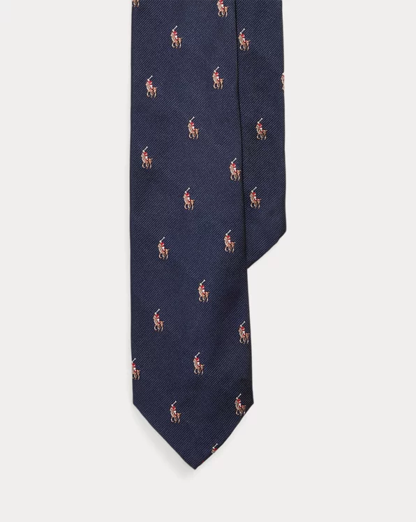 Polo Pony Silk Repp Narrow Tie