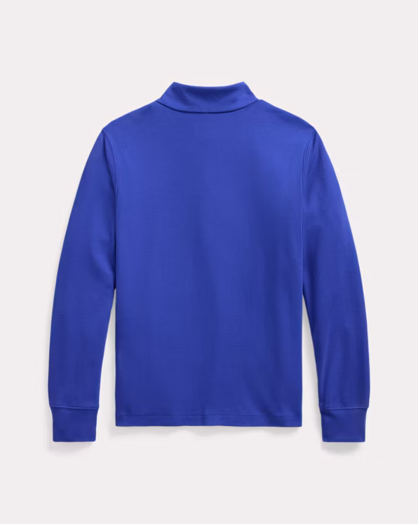 Cotton Interlock Quarter-Zip Pullover