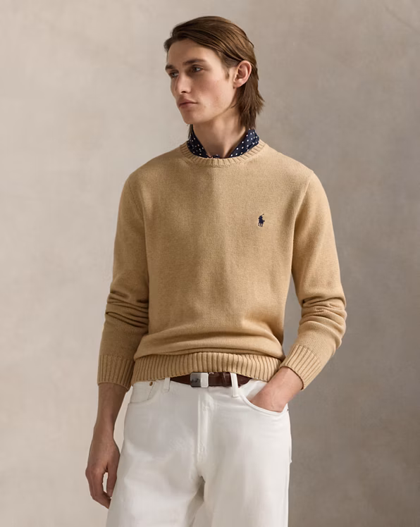 Cotton Crewneck Jumper