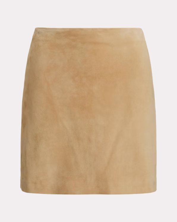 Carreen Lamb-Suede Skirt