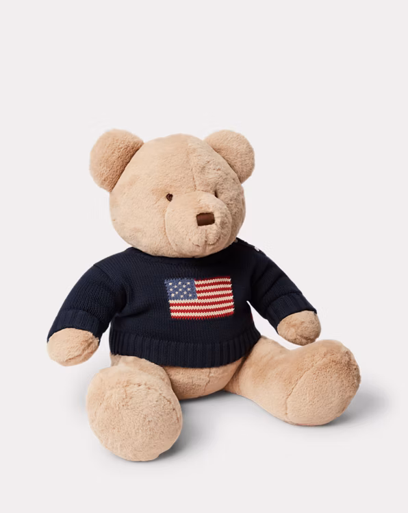 Large Flag-Jumper Polo Bear