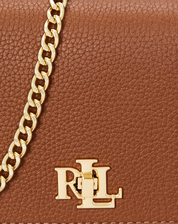 Pebbled Crossbody Turn-Lock Tech Case