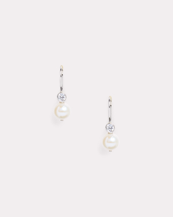 Sterling Silver Pearl Threader Earrings
